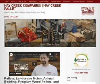 Haycreekpallet.com(Hay Creek Companies) Screenshot