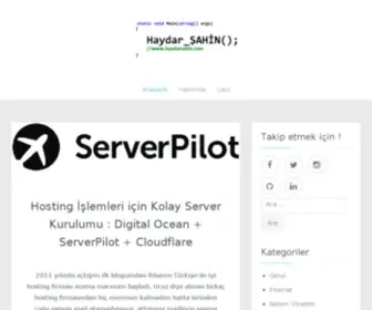 Haydarsahin.com(Haydar ŞAHİN) Screenshot