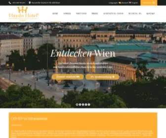 Haydn-Hotel.at(Hotel Pension Haydn Wien) Screenshot