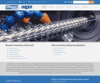 Hayesbroach.com(Hayes Broaching Services) Screenshot