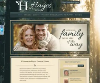 Hayesfuneralhome.ca(W.J.Hayes & Sons Funeral Homes) Screenshot