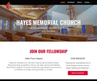 Hayesmemorialumc.org(Hayes Memorial United Methodist Church) Screenshot