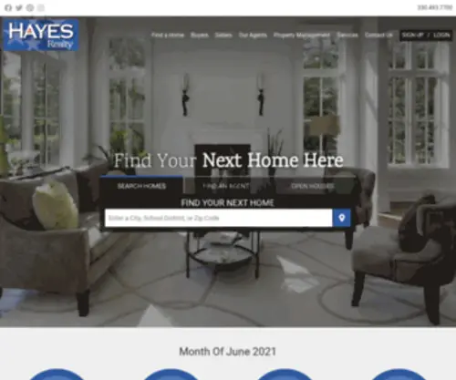 Hayesrealty.com(Hayes Realty) Screenshot