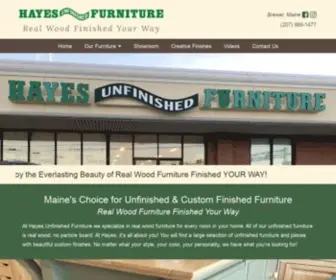 Hayesunfinishedfurniture.com(Hayes Unfinished Furniture) Screenshot