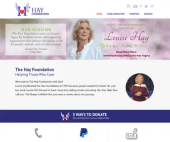 Hayfoundation.org(The Hay Foundation) Screenshot