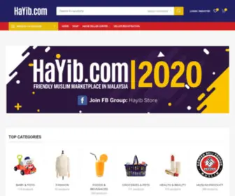 Hayib.com(Ethical Marketplace) Screenshot