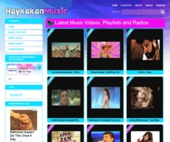 Haykakanmusic.com(Listen To Armenian Music Online) Screenshot