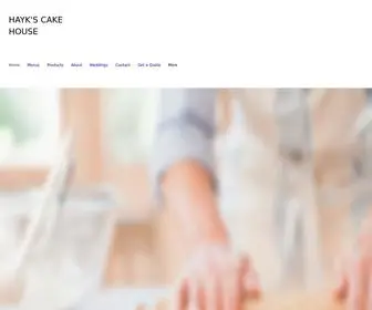 Haykscakehouse.com(Hayk's Cake House) Screenshot