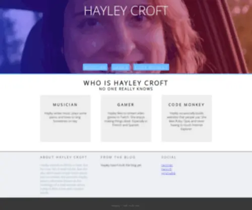 Hayleycroft.com(Hayley Croft) Screenshot