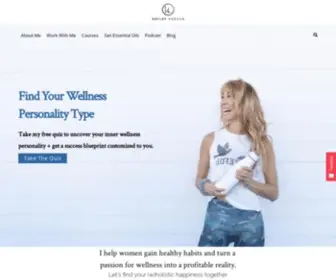 Hayleyhobson.com(Healthy Hacks and Holistic Happiness) Screenshot