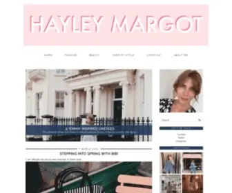 Hayleymargot.com(Hayley Margot) Screenshot