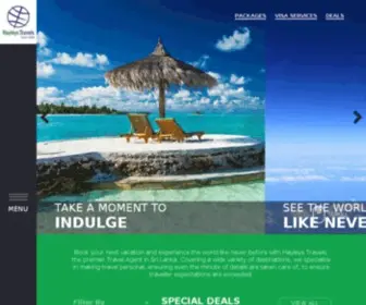 Hayleystravels.com(Travel Agents Sri Lanka) Screenshot