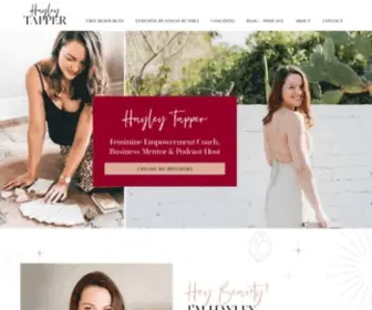 Hayleytapper.com(Hayley Tapper) Screenshot