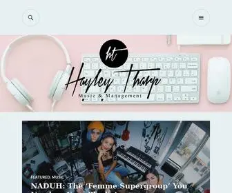 Hayleytharp.com(Hayleytharp) Screenshot