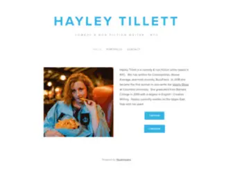 Hayleytillett.com(Hayley Tillett) Screenshot