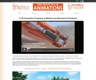 Haylinggraphics.co.uk(3D Computer Animation for you and your company) Screenshot