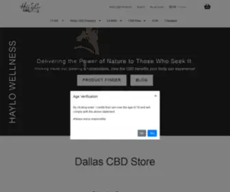 Haylowellness.com(Dallas Texas CBD Store) Screenshot