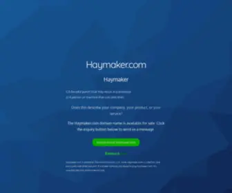 Haymaker.com(Haymaker) Screenshot