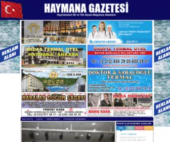 Haymanagazetesi.org(HAYMANA HABERLER) Screenshot