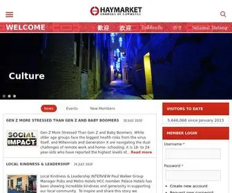 Haymarketchamber.org.au(Haymarket Chamber of Commerce) Screenshot