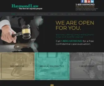 Haymondlaw.com(The Haymond Law Firm) Screenshot