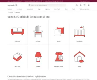 Hayneedleoutlet.com(Hayneedle Outlet) Screenshot