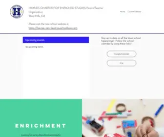 Haynescharter.org(Haynes Charter for Enriched Studies) Screenshot