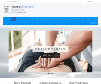 Hayneschiropractic.com(Chiropractor Bakersfield) Screenshot