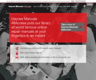 Haynesmanualsallaccess.com(Haynesmanualsallaccess) Screenshot