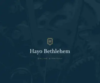 Hayobethlehem.nl(The personal website of Hayo Bethlehem) Screenshot