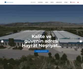 Hayratnesriyat.com(Hayrat) Screenshot