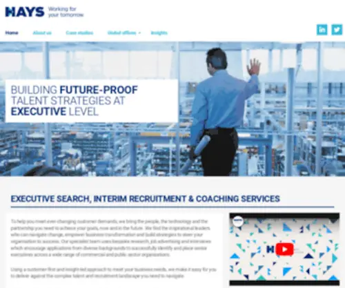 Hays-Executive.com(Hays Executive) Screenshot