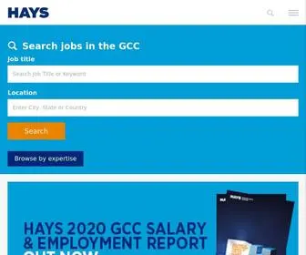 Hays.ae(Leading global recruitment agency in Dubai) Screenshot