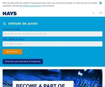 Hays.be(Offres d'emploi et services de recrutement en Belgique) Screenshot