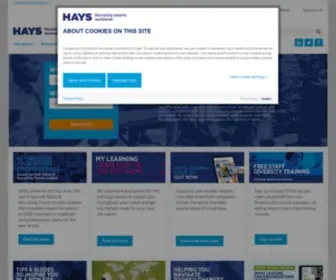 Hays.co.uk(UK jobs and recruitment) Screenshot