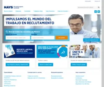 Hays.com.mx(Consultoría de Reclutamiento y Selección) Screenshot