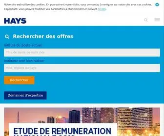 Hays.fr(Offres d'emploi et recrutement en France) Screenshot