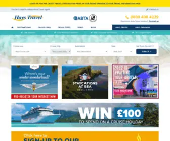 Hayscruise.co.uk(Cruise Holidays & Deals 2021/2022) Screenshot