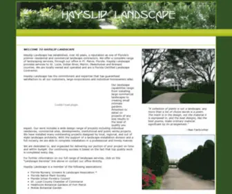 Haysliplandscape.com(Hayslip Landscape) Screenshot