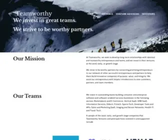 Haystackpartners.com(Teamworthy Ventures) Screenshot