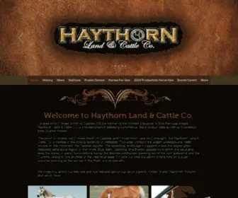 Haythorn.com(Haythorn Land & Cattle) Screenshot