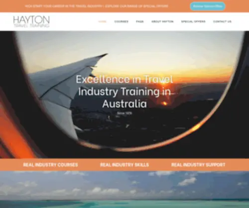 Hayton.com.au(Hayton College Australia) Screenshot