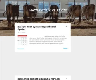 Hayvancilikvetarim.com(HAYVANCİLİK) Screenshot