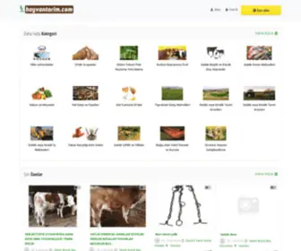 Hayvantarim.com(HayvanTarım) Screenshot