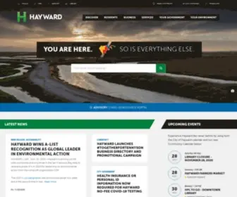 Hayward-CA.gov(City of Hayward) Screenshot