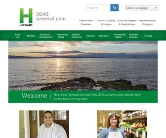 Hayward2040Generalplan.com(Hayward ePlan) Screenshot