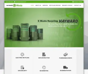 Haywardewaste.com(Electronic Recycling) Screenshot