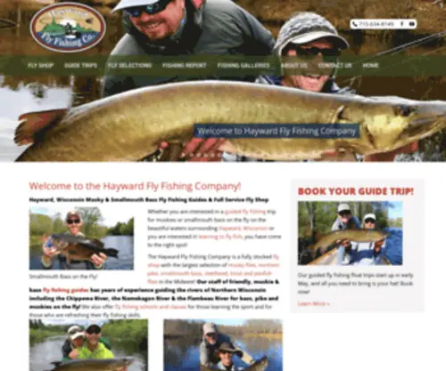 Haywardflyfishingcompany.com(Hayward Fly Fishing Company) Screenshot