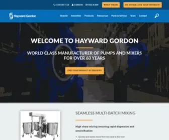 Haywardgordon.com(Hayward Gordon) Screenshot