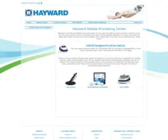 Haywardrebates.com Screenshot